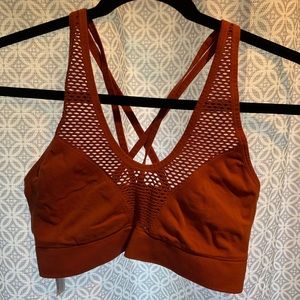 Burnt orange Victoria’s Secret sports bra (L)